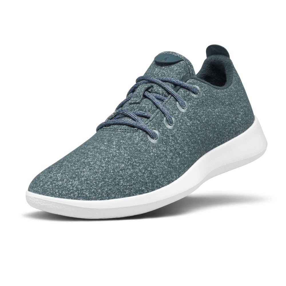 Allbirds Men's Wool Runners - Sneakers Blue - BZC683542